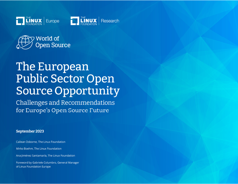 Linux Foundation_Open Source in Europes Public Sector 2023 Cover-1