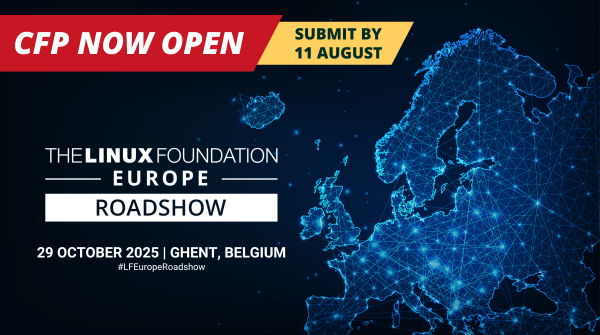 LF EU Roadshow 2025 - Ghent - CFP Open